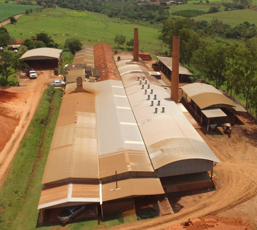 Fachada da Cerâmica Nossa Senhora Aparecida